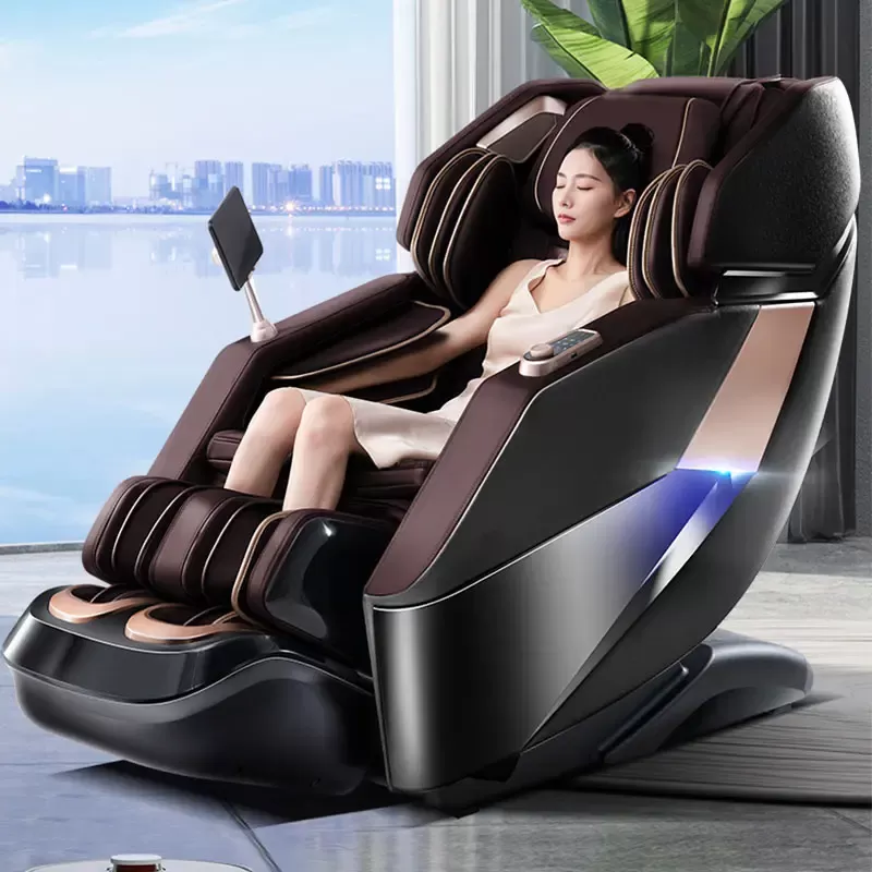 Hot Sell Full Body Zero Gravity Shiatsu Electric Heating SL Track Massage Chair thumbnail 4